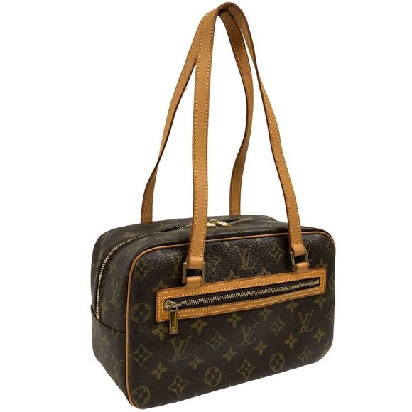 Louis Vuitton Handbags - Louis Vuitton Cite MM Shoulder Bag Monogram Brown Leather